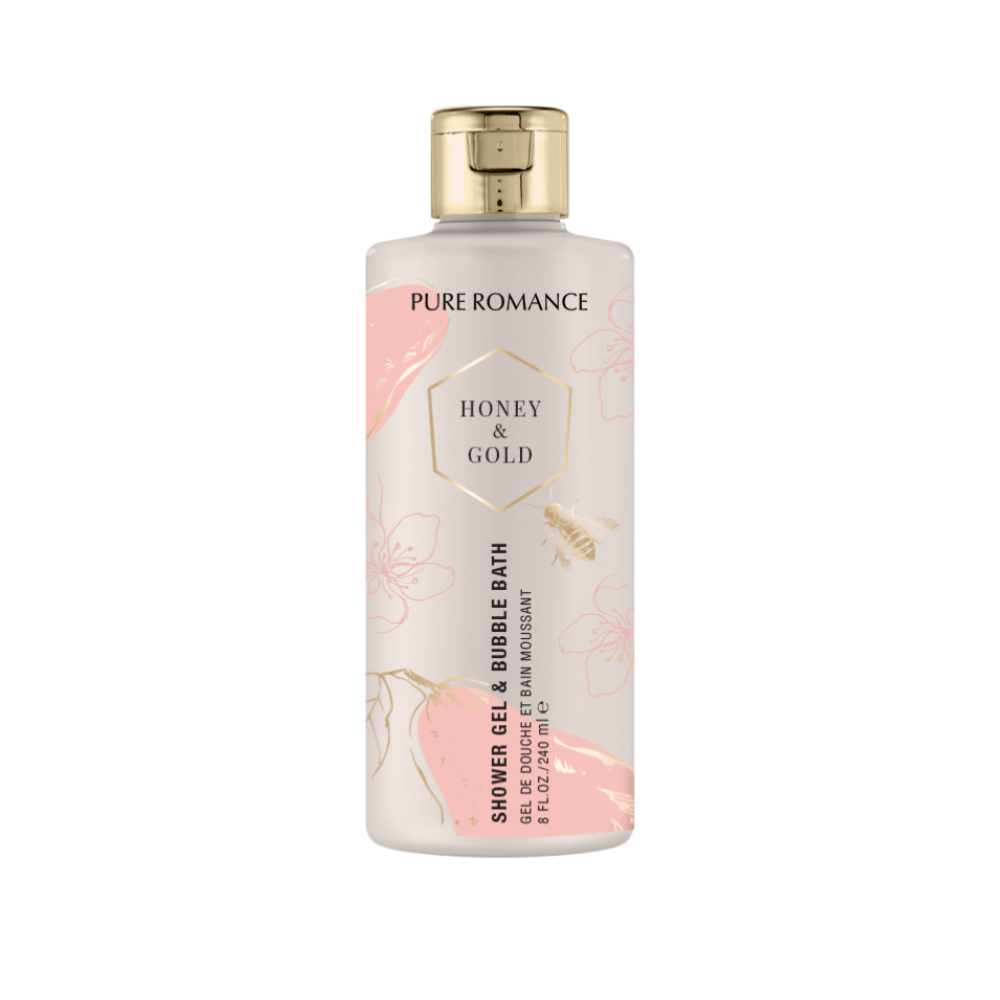 Shower Gel & Bubble Bath - Honey & Gold