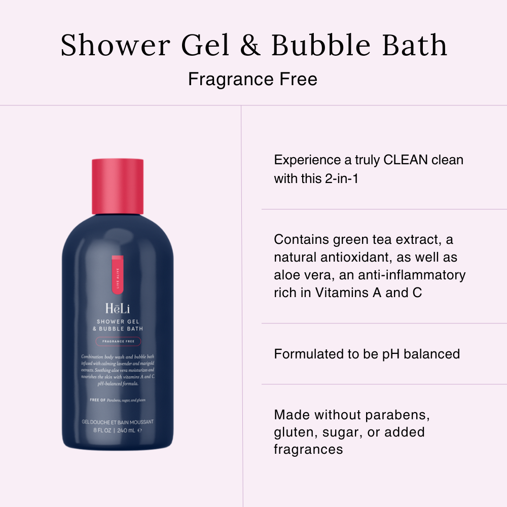 Shower Gel & Bubble Bath - Fragrance Free
