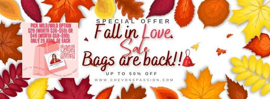 Fall in love with Chevons Passion Mystery bags