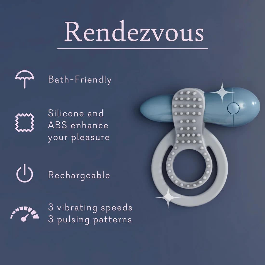 Rendezvous Ring with vibe