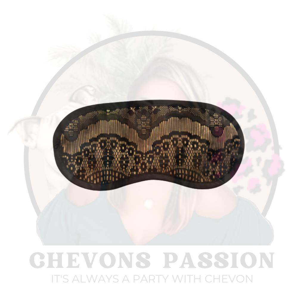 Black & Gold Blindfold