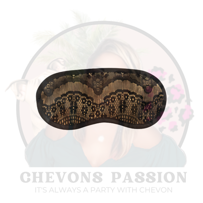Black & Gold Blindfold