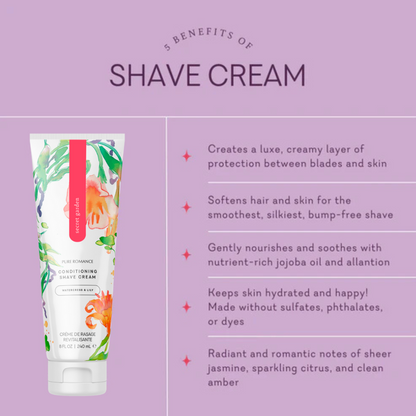 Conditioning Shave Cream - Secret Garden