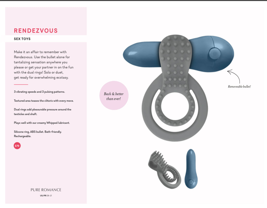 Rendezvous Ring with vibe