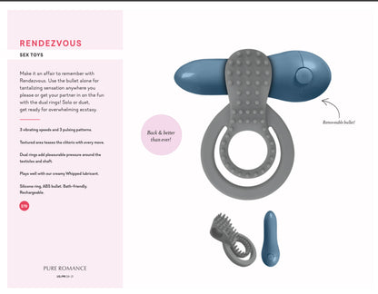 Rendezvous Ring with vibe