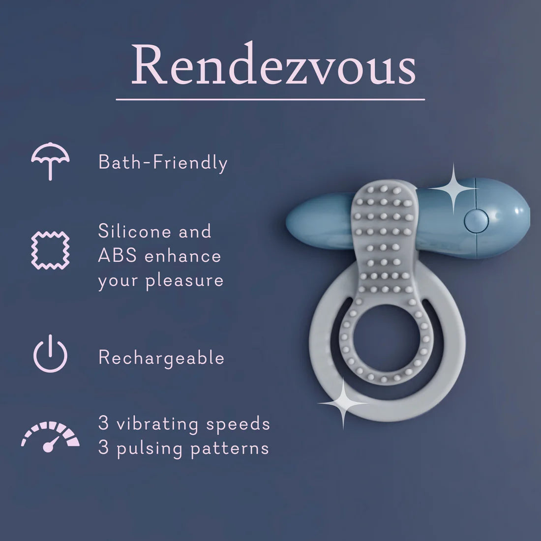 Rendezvous Ring with vibe