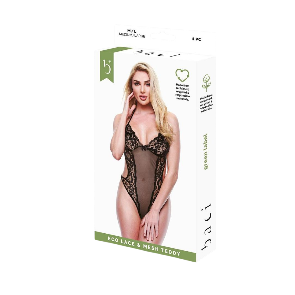 Eco Lace & Mesh Teddy