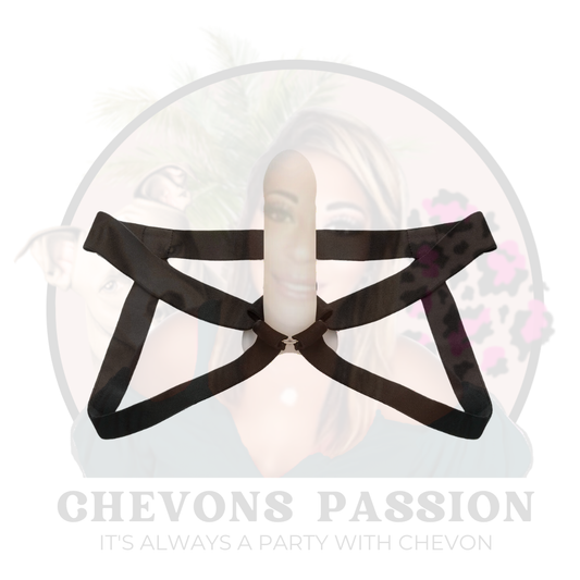Hollow Strap-On with Harness