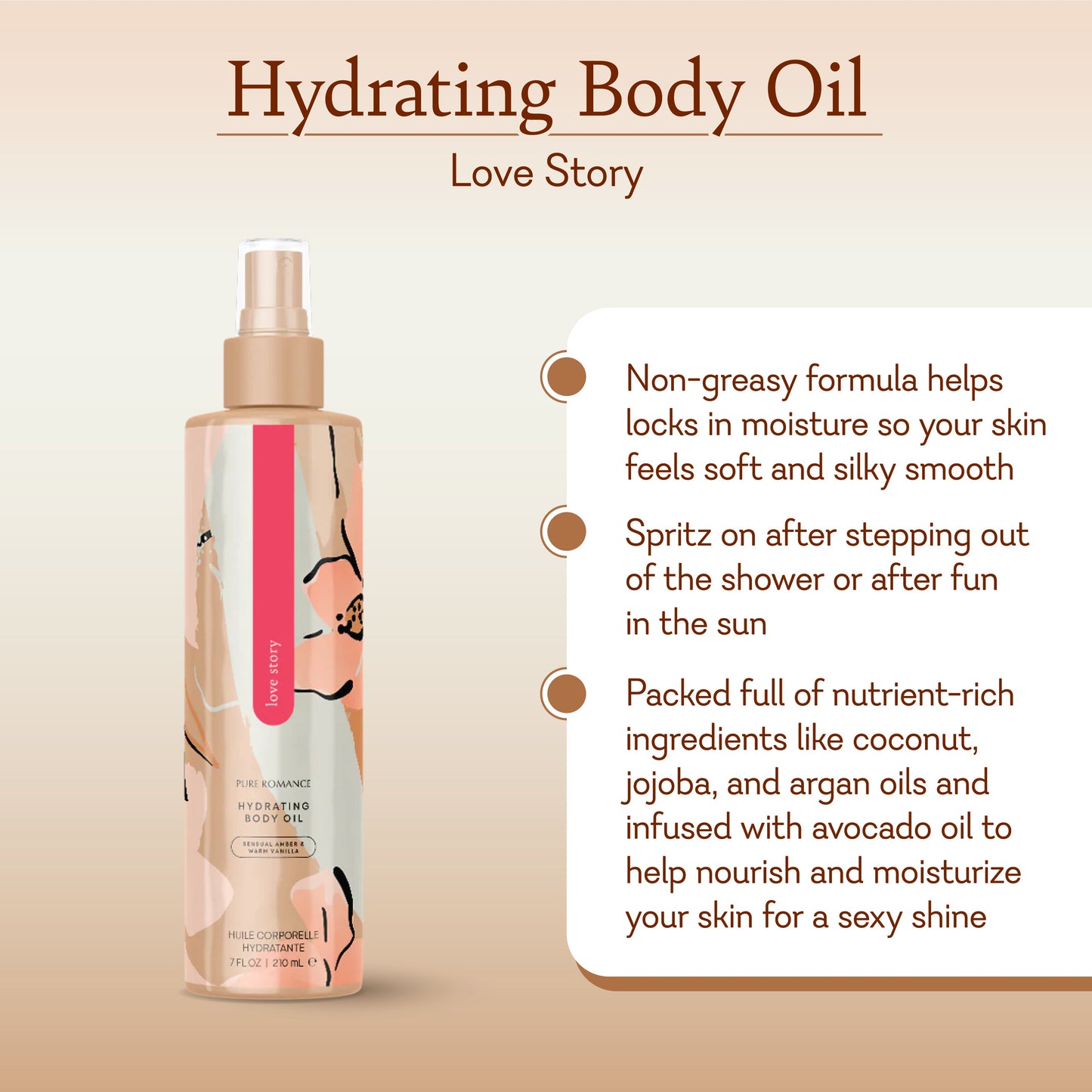 Hydrating Body Oil - Love Story