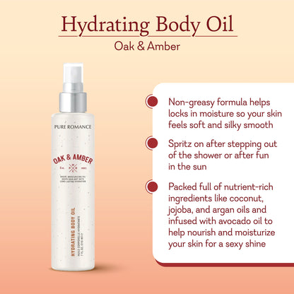 Hydrating Body Oil - Oak & Amber