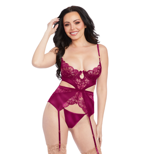 Lotus Cutout Bustier Set