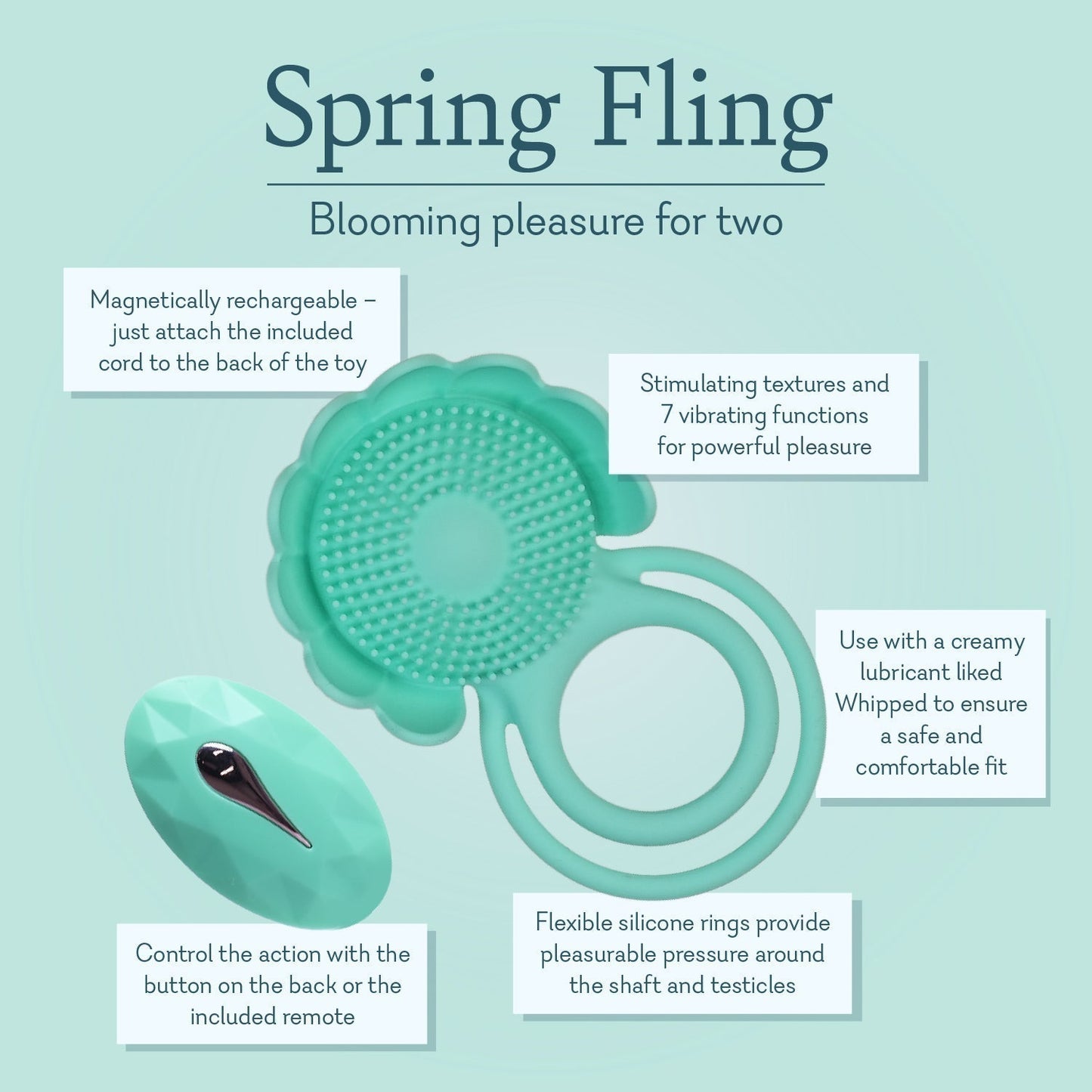 Spring Fling “Flower for your 🌺” Remote controlled C-ring