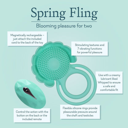 Spring Fling “Flower for your 🌺” Remote controlled C-ring
