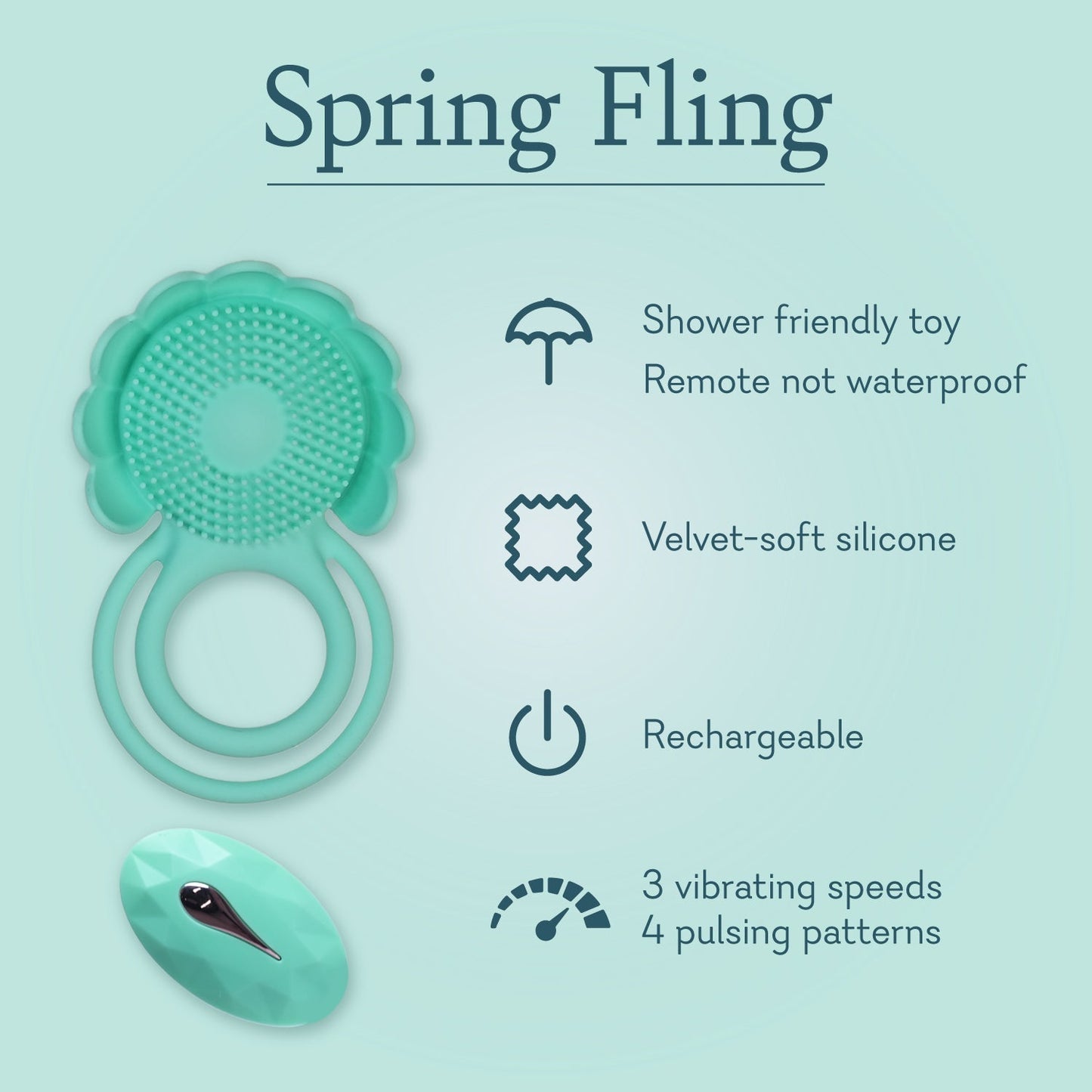 Spring Fling “Flower for your 🌺” Remote controlled C-ring