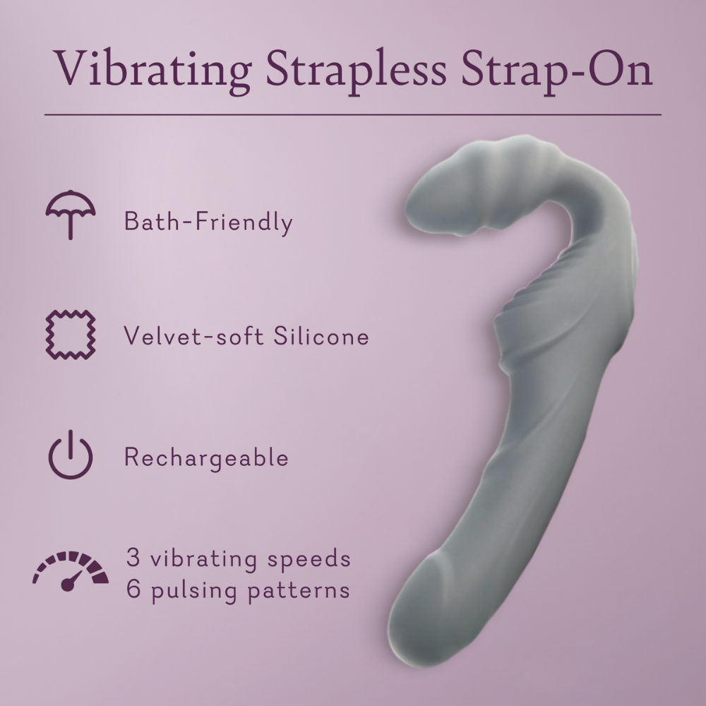 Vibrating Strapless Strap-On