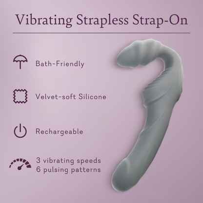 Vibrating Strapless Strap-On