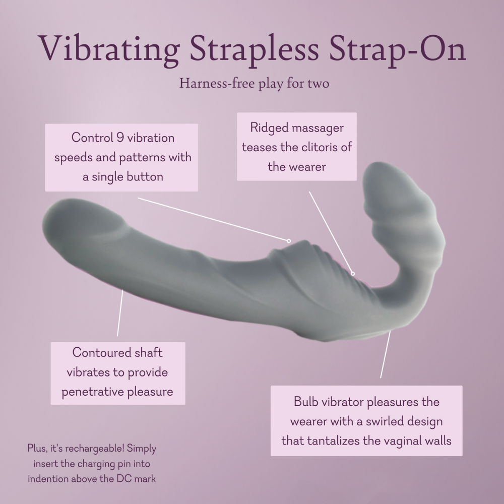 Vibrating Strapless Strap-On