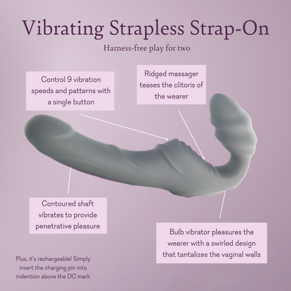 Vibrating Strapless Strap-On